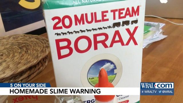 School officials warning parents about Borax 'slime