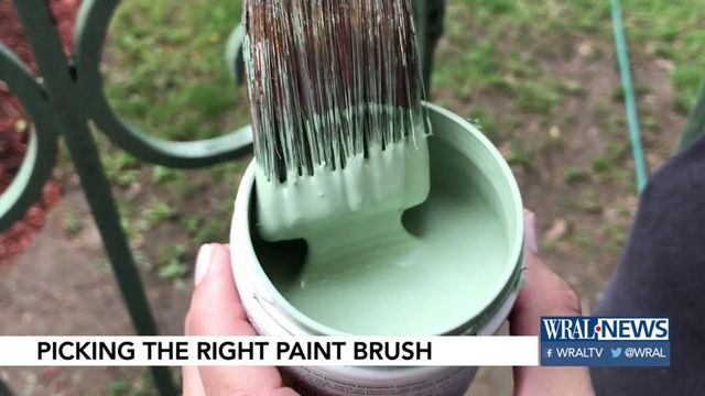 Use right size, bristle type to brush paint like a pro