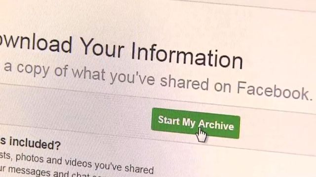Facebook users can now access personal data archive