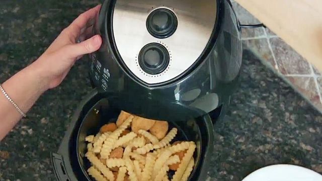 Air fryers allow food to fry with fraction of fat