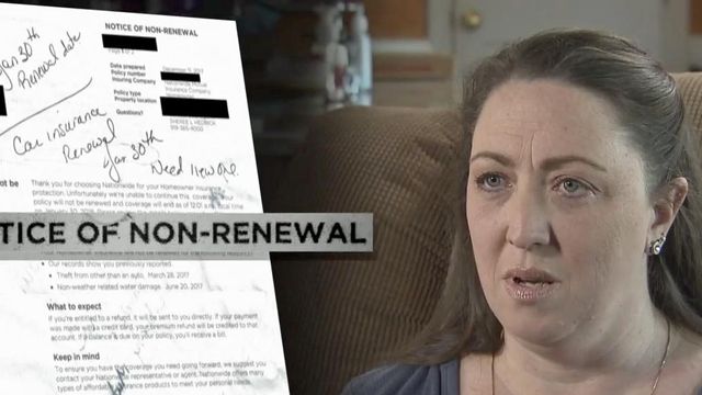 Woman loses homeowner's insurance after filing claims 