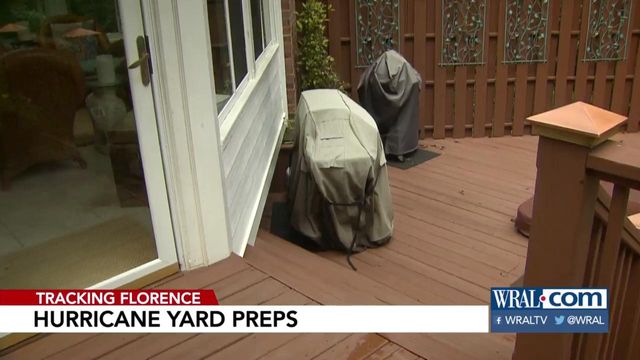 Prepare outdoors to avoid storm damage