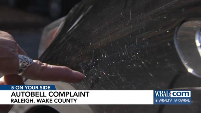 Woman claims car wash left her new vehicle scratched up