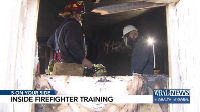Firefighters learn flow, timing in real-life tests