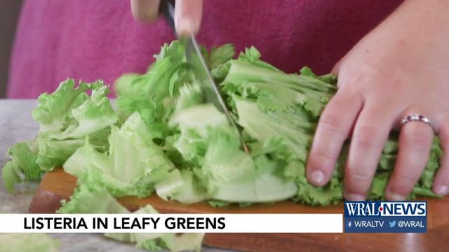 Listeria in leafy greens