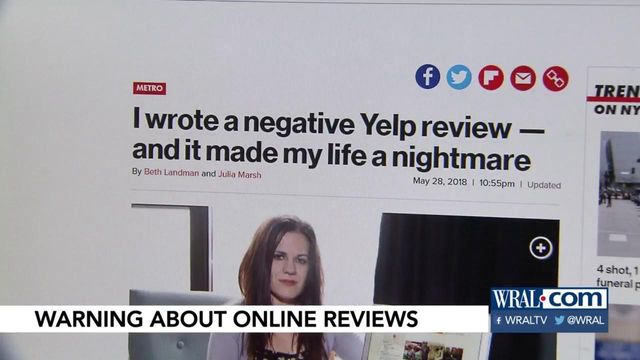 Online reviews getting more consumers in trouble