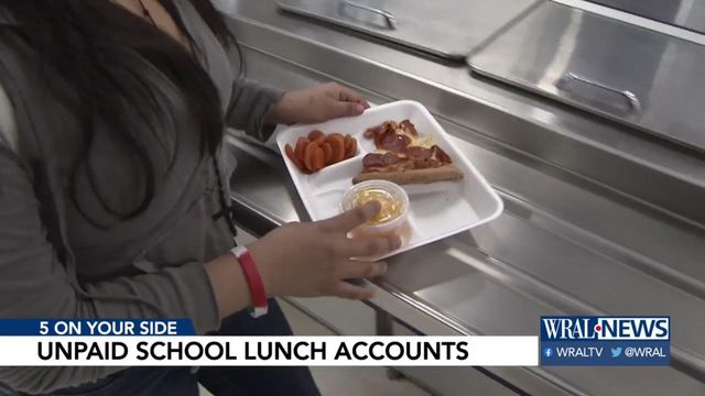What happens when parents can't pay for school lunch?