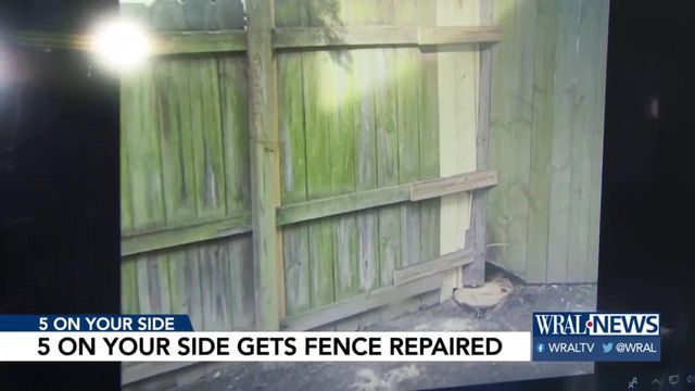 Woman's fence gets fix after 5 On Your Side intervenes