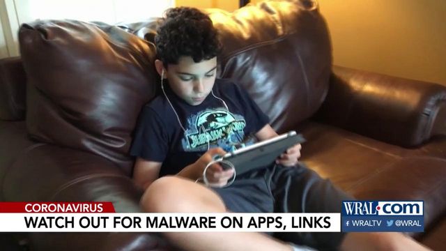 Warning: Malware in links, children's apps