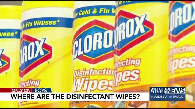 Where are the disinfecting wipes?