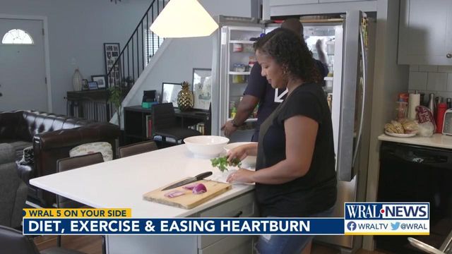 Diet, exercise and easing heartburn 