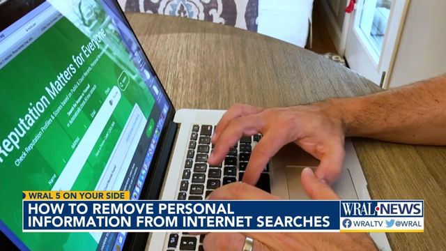 How to remove personal information from internet searches