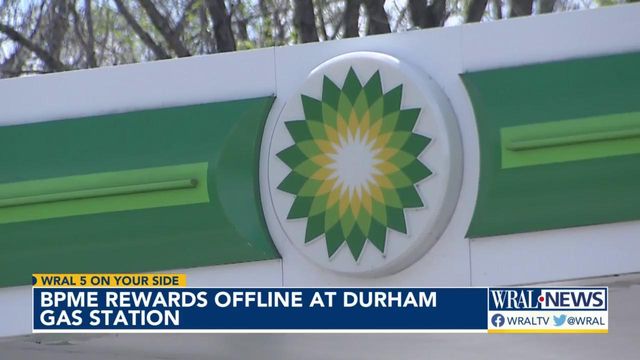 BPme rewards offline at Durham gas station 