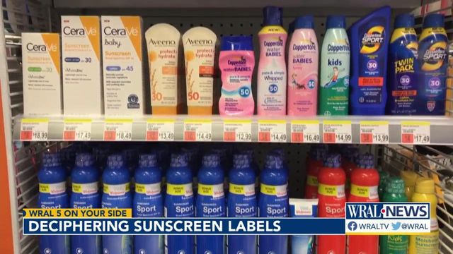 What the different terms on sunscreen bottles mean 