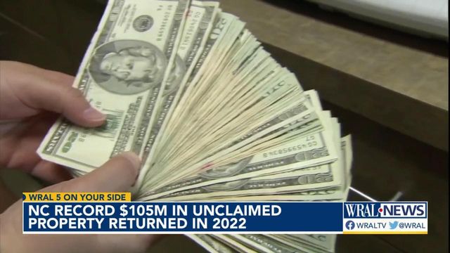 How to see if unclaimed NC property, money returned in 2022 is yours