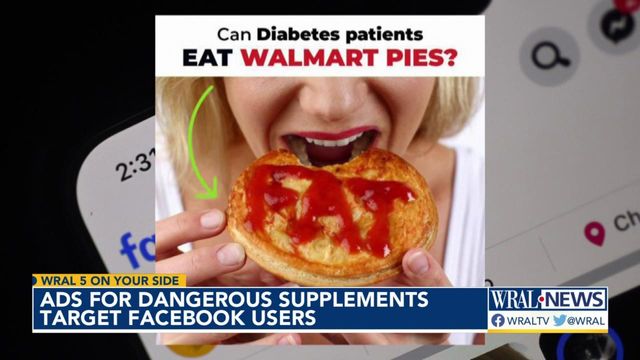 Ads for dangerous, illegal supplements target Facebook users