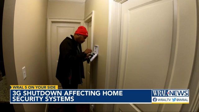 3G shutdown affecting home security systems