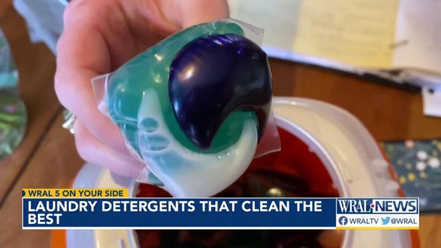 WRAL 5 On Your Side examines laundry detergents that clean the best