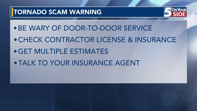 Avoid scams after tornado devastates Nash County