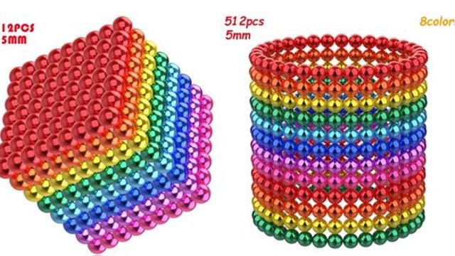 Metallic Rainbow Magnetic Balls 