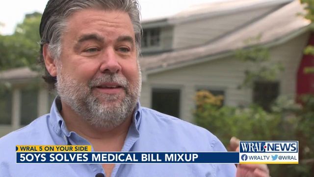 WRAL 5 On Your Side helps solve medical bill mixup