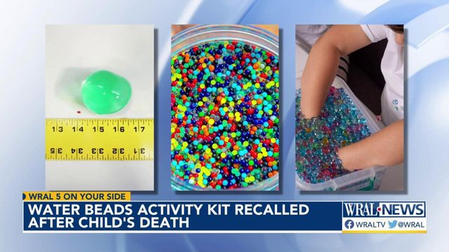 Child's death prompts recall of water beads toys