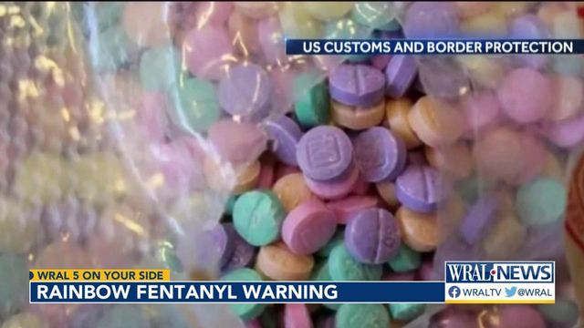 Parents warned of rainbow fentanyl