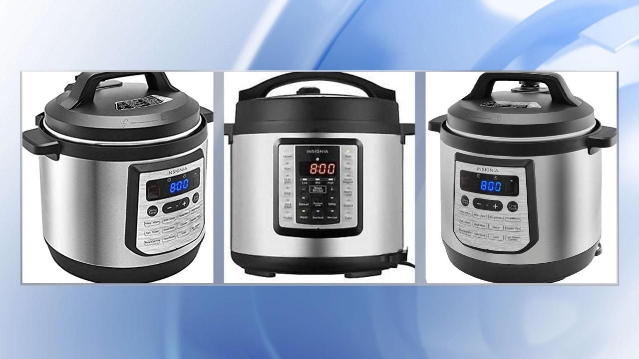 Insignia 8 qt pressure best sale cooker accessories