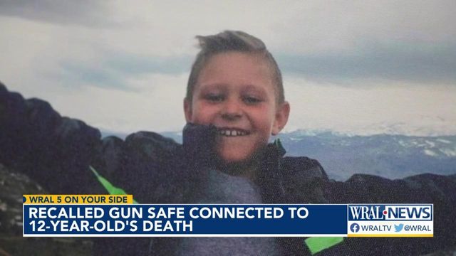 Gun safe recalled after child's death