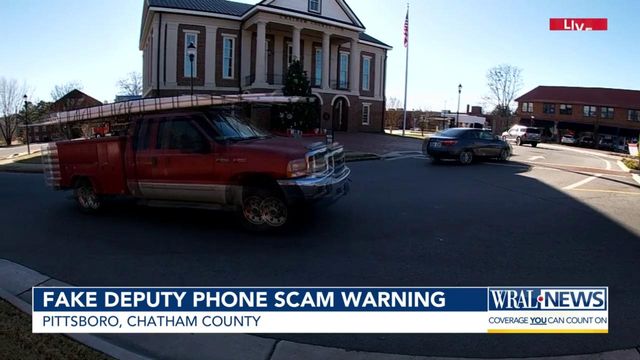 Pittsboro woman scammed by fake deputy
