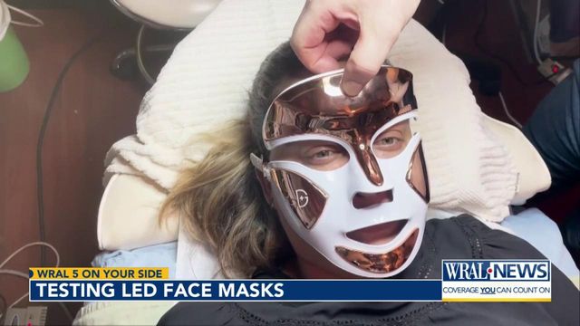Testing LED face mask promises, risks