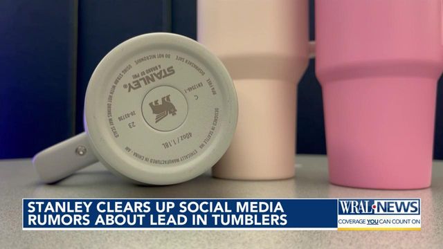 Stanley clears up social media rumors about lead in tumblers