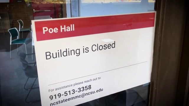 They worked inside Poe Hall for years and now have cancer