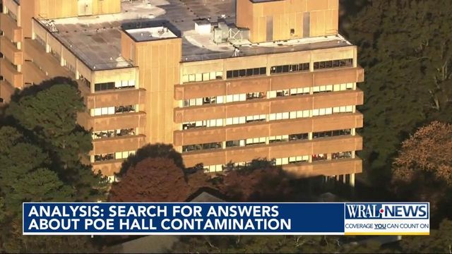 Analysis: Search for answers about Poe Hall contamination