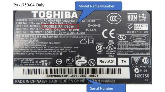 15.5 million laptop chargers recalled, could catch fire