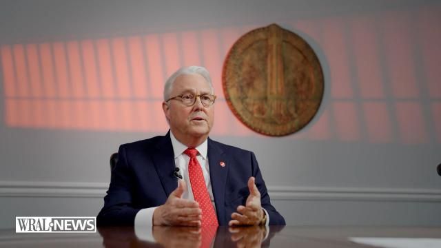 NC State Chancellor Randy Woodson sat down with WRAL's Keely Arthur to talk about Poe Hall.