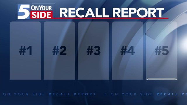 5 On Your Side's April recall report