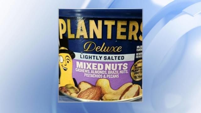 Planters Deluxe lightly salted mixed nuts have been recalled.