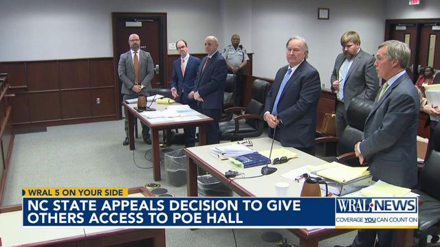 NC State appeals decision to give others access to Poe Hall 