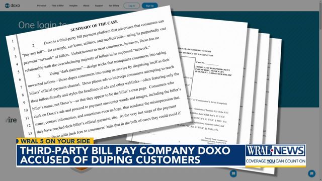 Third-party bill pay company doxo accused of duping customers