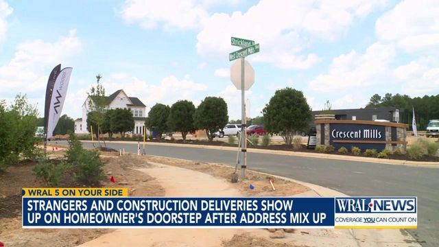 Strangers and construction deliveries show up on homeowner's doorstep after address mix up 