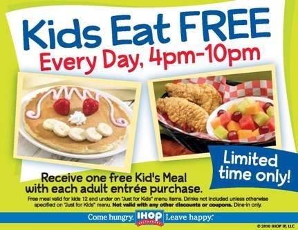 Ihop do kids 2024 eat free