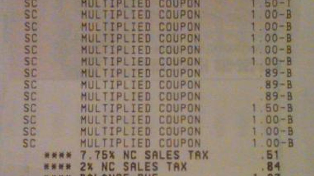 HT Super Doubles Receipt