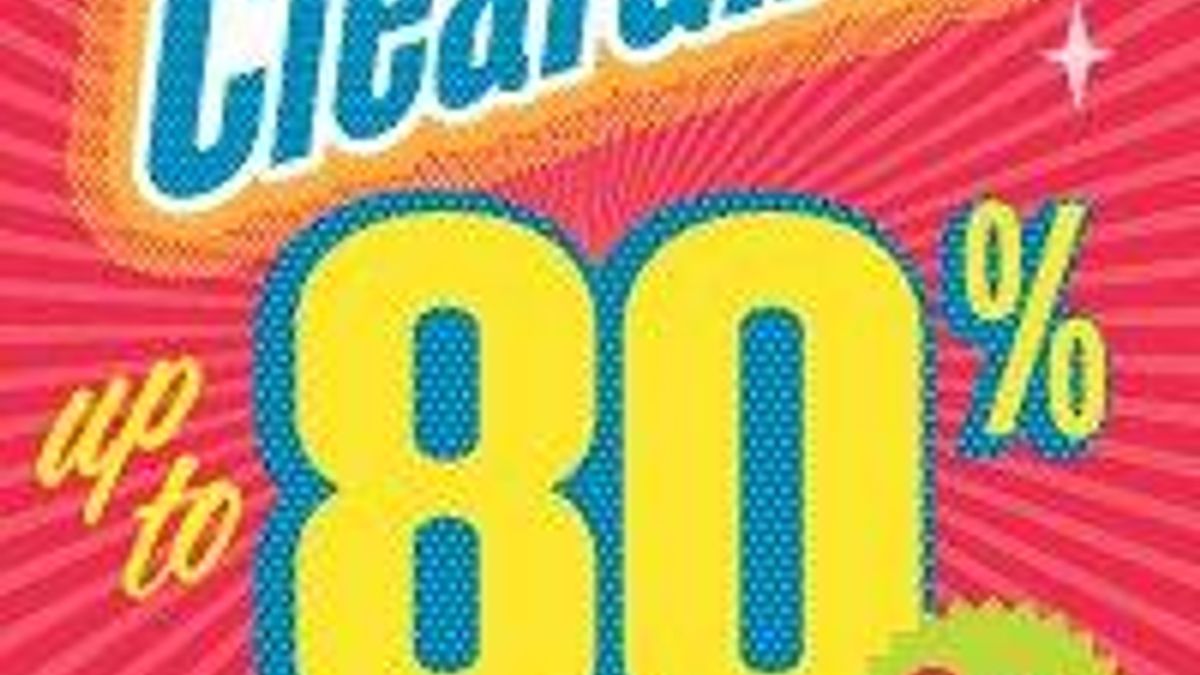Old Navy 80% off clearance