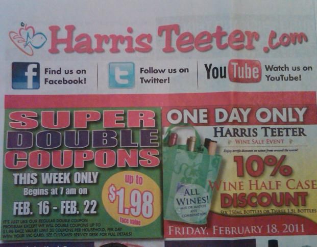 Updated Harris Teeter Super Doubles deals list 2 16