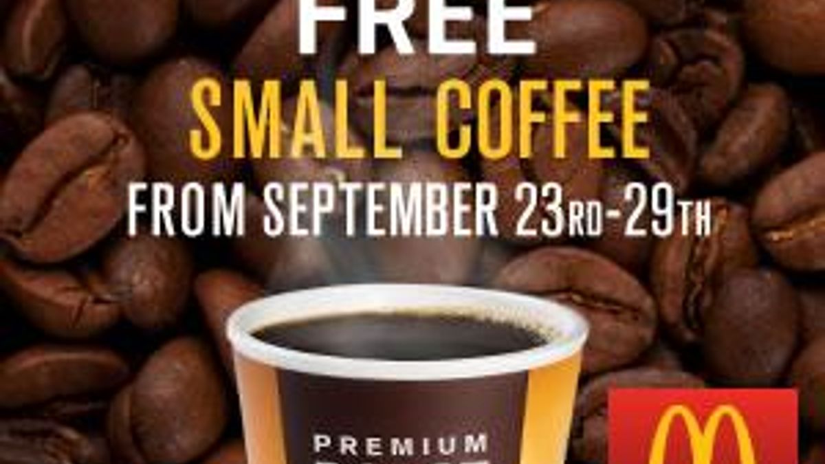 McDonald's free coffee