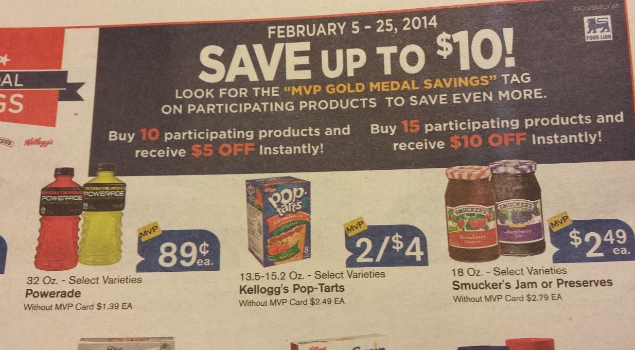 Food Lion Gold Medal Promo = great deal on Powerade! food-lion-gold-medal-promo-great-deal-on-powerade