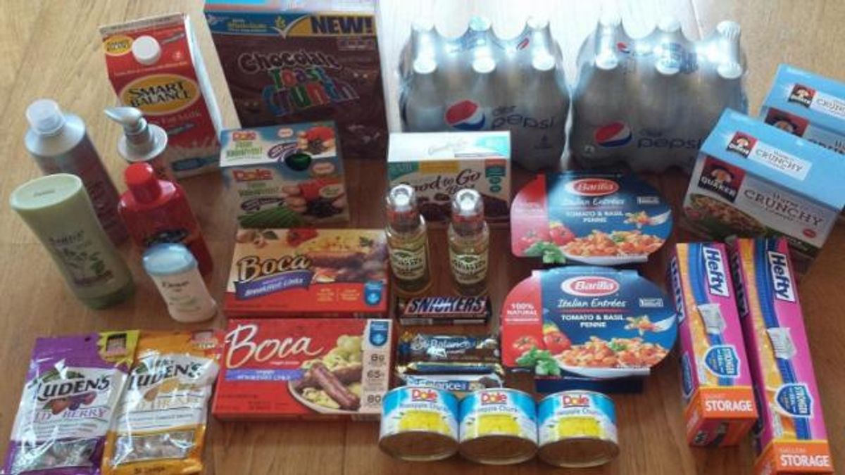 Harris Teeter Super Doubles products for $1.22! 