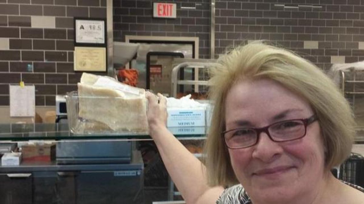 JDouglas and the 10 lb cheese block!