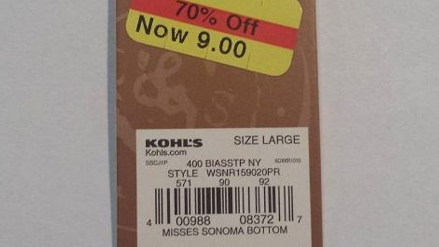 Great clearance prices at Kohl's!